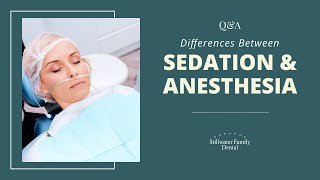 Differences Between Sedation and Anesthesia [upl. by Garrett]