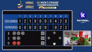 Colombia vs Honduras  Panamericano de Softbol de Mayores Sincelejo 2024 [upl. by Itsim632]