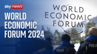 Watch The World Economic Forum 2024 release their annual Global Risk report [upl. by Suirtimed]