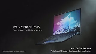 ASUS ZenBook Pro 15 UX535  Express your creativity anywhere [upl. by Aneeles]