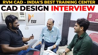 Design Engineer Inteview Questions  RVM CAD  Indias Best Skill Development Centre with 100 Jobs [upl. by Nadnerb]