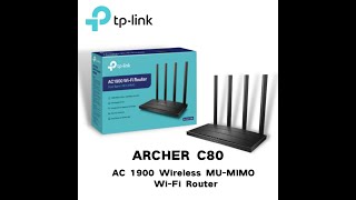 How to Setup Archer C80  Step by Step  AC1900 WIRELESS MUMIMO WIFI ROUTER [upl. by Retluoc]