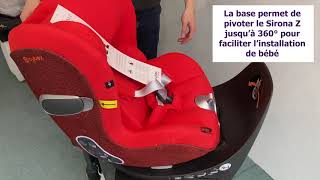 Test du siège auto Sirona Z iSize de Cybex [upl. by Aiveneg901]