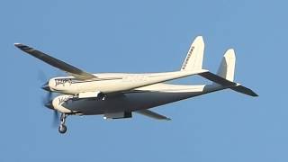 RARE Cool Rutan Boomerang 202 N24BT landing at Moffett Field [upl. by Ojeillib]