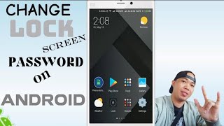 CHANGE LOCK SCREEN PASSWORD ON ANDROID [upl. by Aileahcim850]