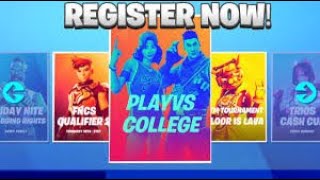 How To REGISTER for the PlayVS HighschoolYouth Fortnite Tournament CASH PRIZE EXPLAINED [upl. by Kristie985]