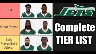 Ranking Every Player on the New York Jets [upl. by Sidoma]