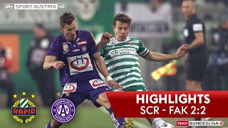 tipico Bundesliga 17 Runde SK Rapid Wien  FK Austria Wien 22 [upl. by Kassey374]