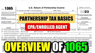 Form 1065 Explained  Schedule K amp Schedule K1  Introduction to Partnership  CPAEA [upl. by Anderegg]