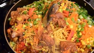 Chicken Chow Mein Guyanese Style [upl. by Towney478]