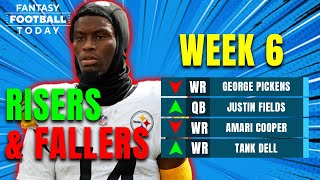 Week 6 Recap Risers amp Fallers Injury News GamebyGame Breakdown  2024 Fantasy Football Advice [upl. by Hephzipa259]