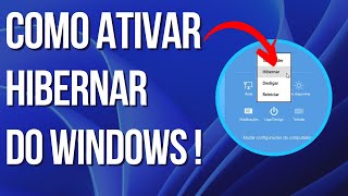 Como Ativar Hibernação Windows 10 e 11 windows10 windows11 hibernate [upl. by Nytsirk]