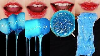 1HOUR EMOJI EATING ASMR FOR SLEEP RELAXING EATING ASMR 💙 [upl. by Akenet473]