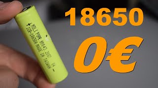 Comment trouver GRATUITEMENT des batteries 18650 [upl. by Livi960]