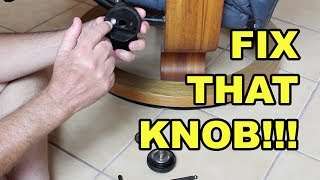 Ekornes Stressless Cracked Adjustment Knob Replacement [upl. by Narag]