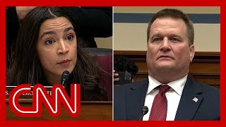 It is simple You name the crime AOC has contentious exchange with Biden probe witness [upl. by Jemena]