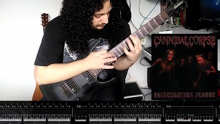 Cannibal Corpse  Evisceration Plague Guitar cover  TABS [upl. by Aerised99]