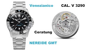 Watch Venezianico Nereide GMT Ceratung [upl. by Rauch515]