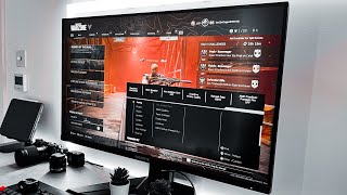 Gigabyte M32U Warzone Gaming Settings [upl. by Adnorrahs]