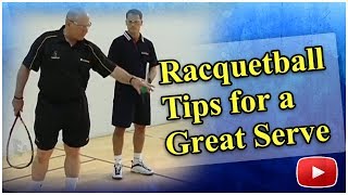 Racquetball Secrets of the Pros  Tips for a Great Serve  Coach Jim Winterton [upl. by Nysilla]