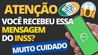 ATENÇÃO APOSENTADO E PENSIONISTA QUE RECEBEU ESSA MENSAGEM DO INSS  SAIBA O QUE FAZER NESSE CASO [upl. by Nosoj]