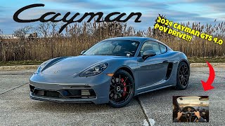 2024 PORSCHE CAYMAN GTS 40 POV DRIVE My Dream Car [upl. by Babbette]