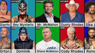 Father and Son in WWE [upl. by Nomyar]