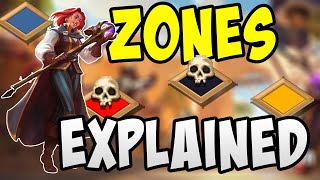 Zone Types Explained  Albion Online Beginners Guide [upl. by Notsae]