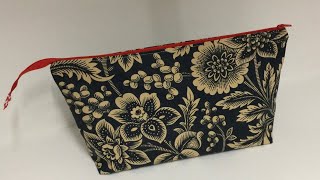 Tuto coudre une grande trousse de toilette  couture Madalena [upl. by Rexana]