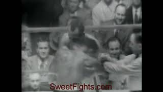 Ezzard Charles vs Jersey Joe Walcott 2  1080p 60fps [upl. by Lede528]