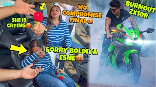 No Compromise🤬  Ladki Rona Laggai😡 Compromise nahi hoga😡 Preparation for Ladakh Ride [upl. by Isborne]