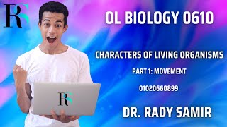 IGCSE quotCharacters of living organisms quot OL Biology 0610 part 1 movement [upl. by Paxon]