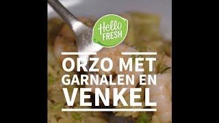 Orzo met garnalen en venkel [upl. by Shayn]