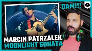 MARCIN PATRZALEK  quotMoonlight Sonata on One Guitarquot Live Performance  REACTION  One of a Kind [upl. by Anilac]