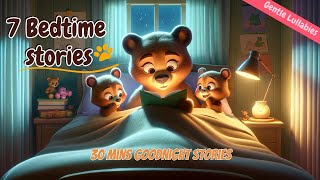 7 Goodnight Stories Collections 🔯 THE IDEAL Soothing Animal Bedtime Stories for Babies and Toddlers [upl. by Amitaf]