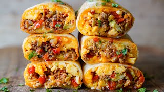 Best Breakfast Burrito Recipe Ever [upl. by Ariana]