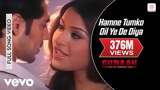 Hamne Tumko Dil Ye De Diya Full Video  GunaahDino BipashaAlka YagnikBabul Supriyo [upl. by Jamey]