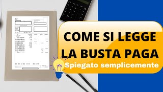 Leggere la busta paga con semplicità [upl. by Eb]