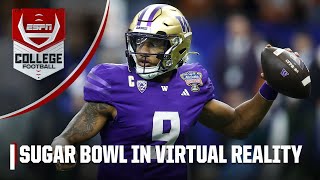 👀 VIRTUAL REALITY 👀 Sugar Bowl Washington vs Texas  ESPN College Football [upl. by Eselehs]