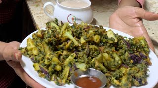 चटपटा नास्ता इस दिवाली अकेले ही चट कर जाओगे  methi ke pakode Recpie in Hindi  at home in Hindi [upl. by Nagaem]