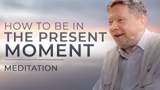 How to Enter the Present Moment  20 Minute Meditation with Eckhart Tolle [upl. by Mollee712]