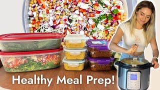 HEALTHY MEAL PREP For My Family Nutritarian Diet WFPB [upl. by Gavin364]