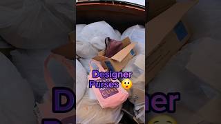 Dumpster diving for makeup and designer purses dumpsterdiving purse makeup shorts designer [upl. by Eyeleen395]