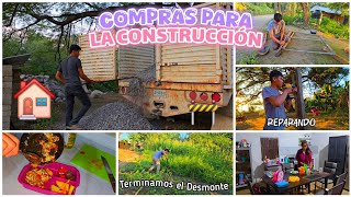 MAS MATERIAL para NUESTRA CASA 🏡🤗 Area Limpia para la CONSTRUCCIÓN ✅️ Reparamos la Puerta ✨️ [upl. by Drugge752]