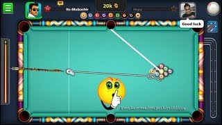 GOLDEN BREAK WITH RARE CUE  DAGGER CUE  8 BALL POOL   Muhammad Mubashir Siddique [upl. by Lehplar164]