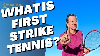 How you can win more tennis matches  Play First Strike tennis [upl. by Zwart]