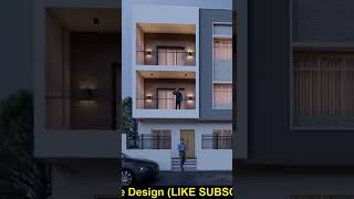 3 storey house design in small plot area shorts residence [upl. by Oisacin]