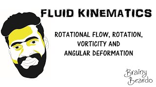 Understanding Fluid KinematicsPart 7ROTATIONAL FLOW ROTATION ANGULAR DEFORMATION and VORTICITY [upl. by Azial]