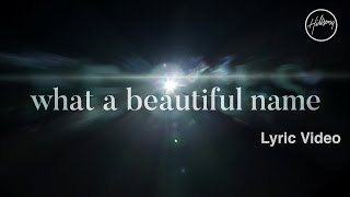 What A Beautiful Name Lyric Video  Hillsong Worship [upl. by Zetnom]