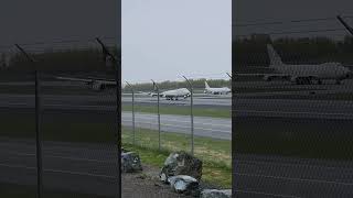 UPS 747 Landing in Severe Weather High Winds and Rain Anchorage Airport Planespotting [upl. by Llohcin]